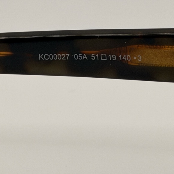 New Kenneth Cole New York KC00027 058A 51 19 140 3 Tortoise Sunglasses - Picture 4 of 8